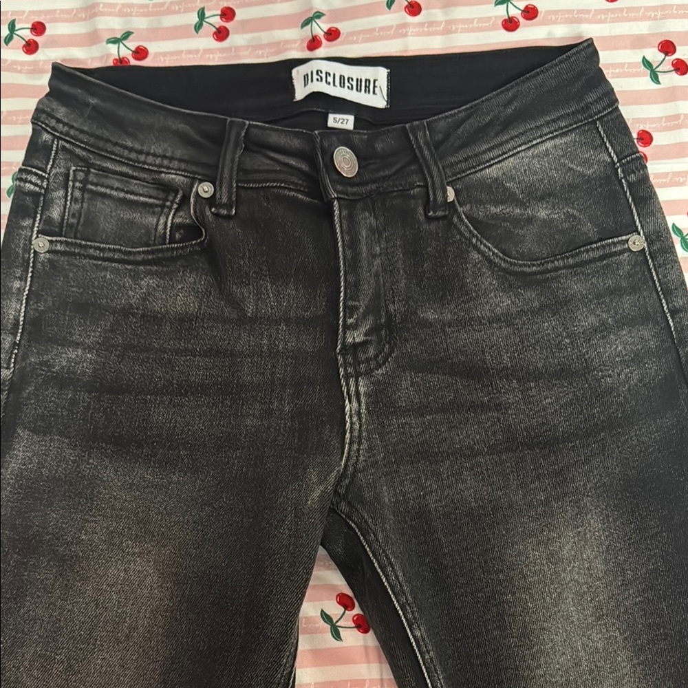 Disclosure Black Denim Jeans